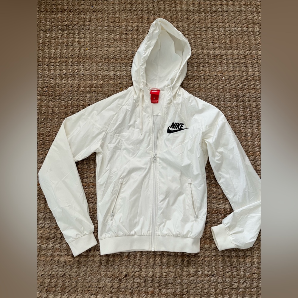 Nike Ivory Womens Windbreaker Jacket